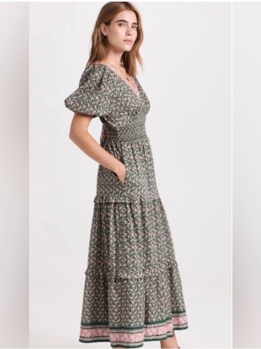 NWT Trovata Birds of Paradis Nellie Floral Dress L - Picture 7 of 8